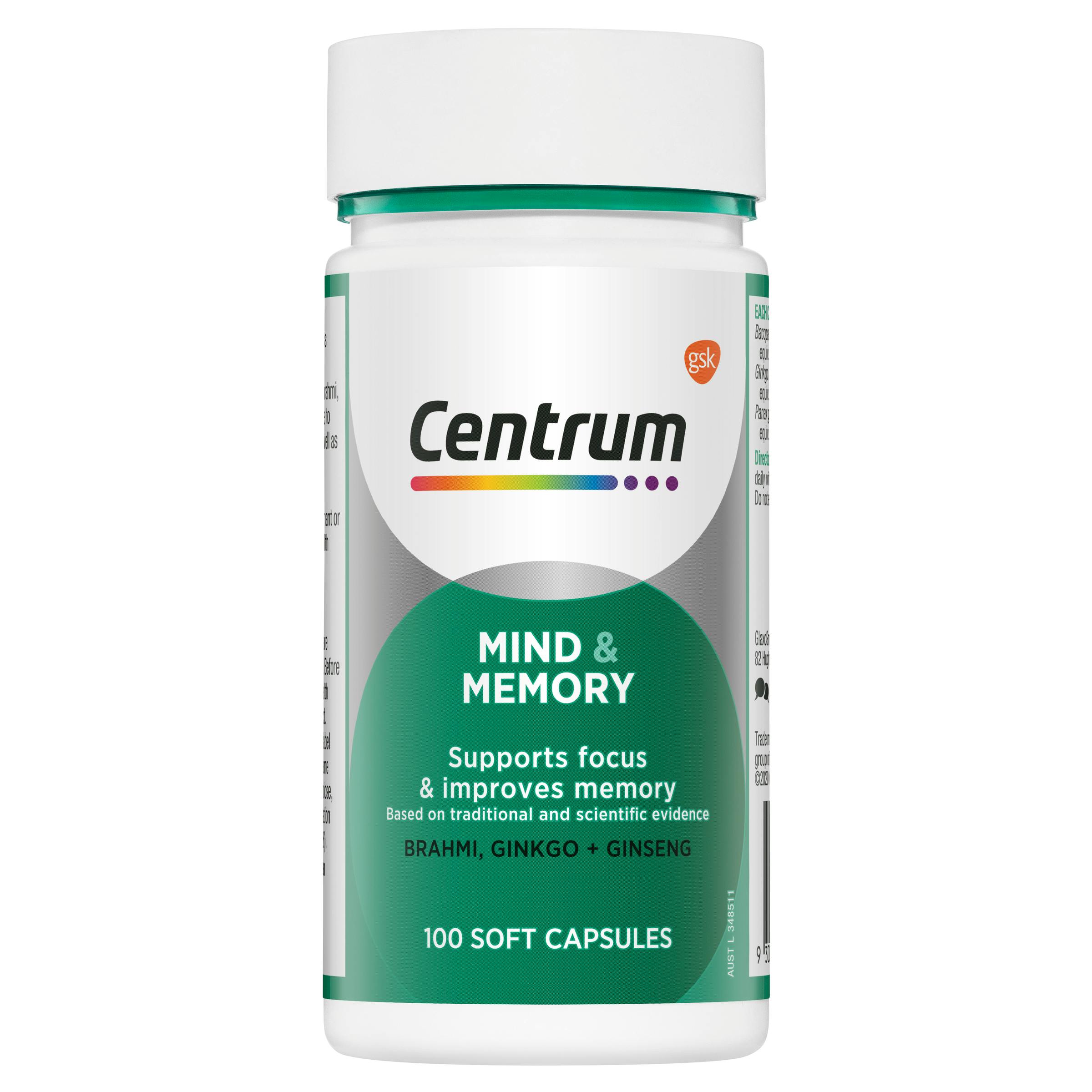 Centrum Mind & Memory Tablets Centrum AU