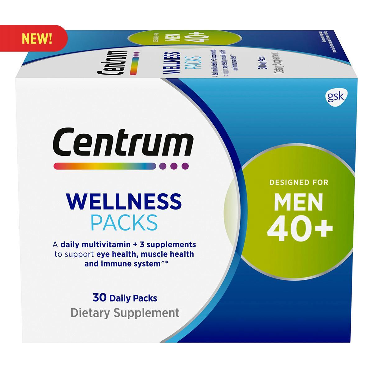 Centrum Wellness Packs Men 40+