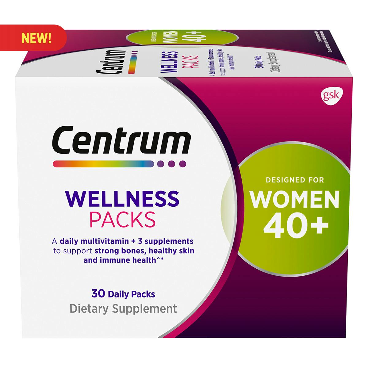 Women 40+ Daily Vitamin Packs Centrum