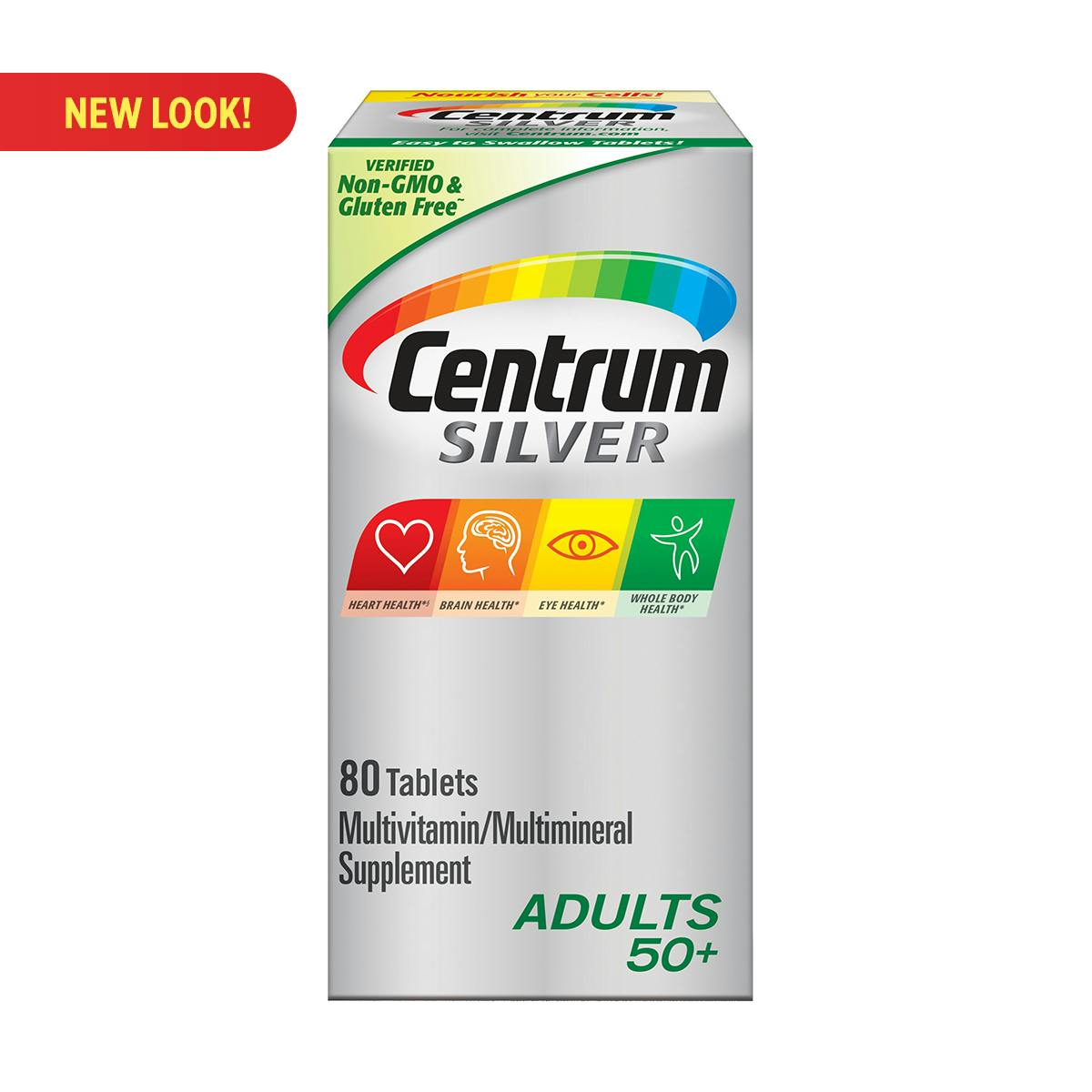 Box of Centrum Silver Adults multivitamins