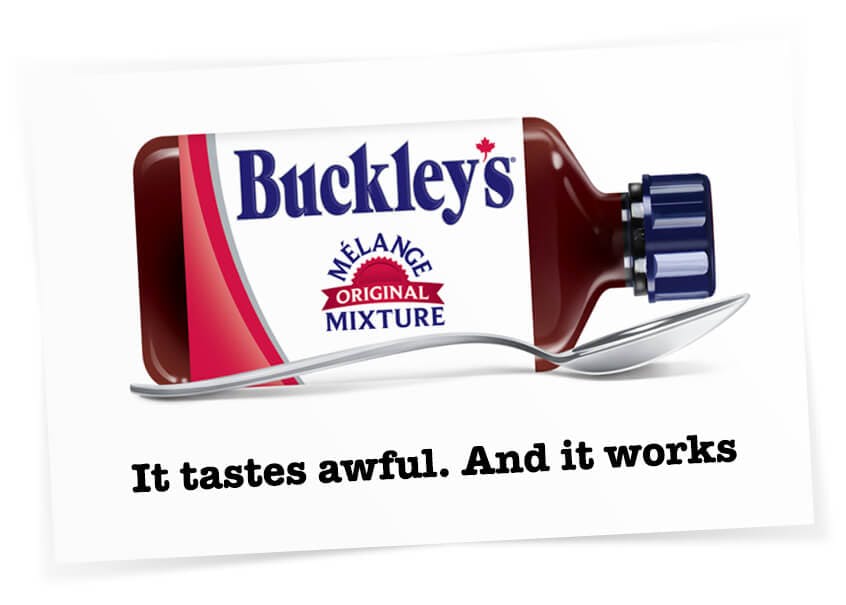 Bottle of Buckley's Original Mixture Bottle of Buckley's Original Mixture