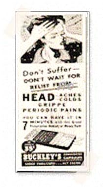 Buckley's historical ads Buckley's historical ads