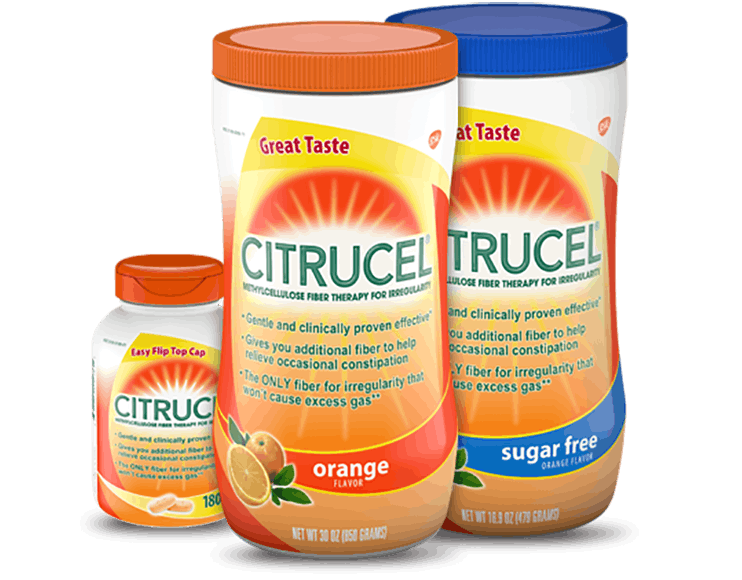 Methylcellulose Fiber Products Citrucel