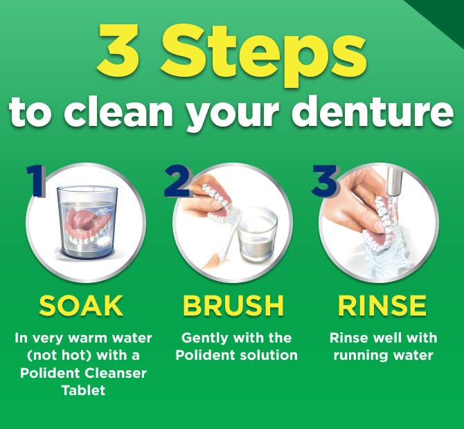 Polident 3Minute Denture Cleanser Polident