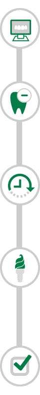 denture timeline icon
