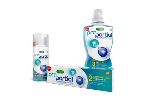 ProPartial product range pack shots