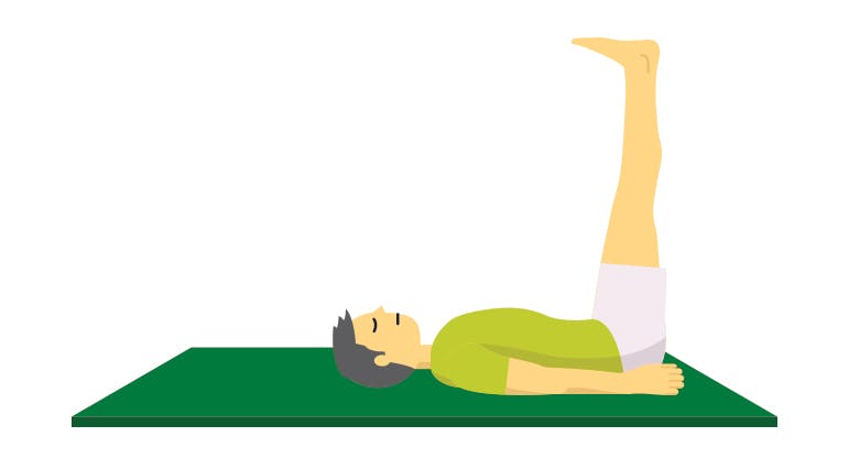 Legs Up The Wall Yoga Pose Illustration Legs Up The Wall Yoga Pose Illustration