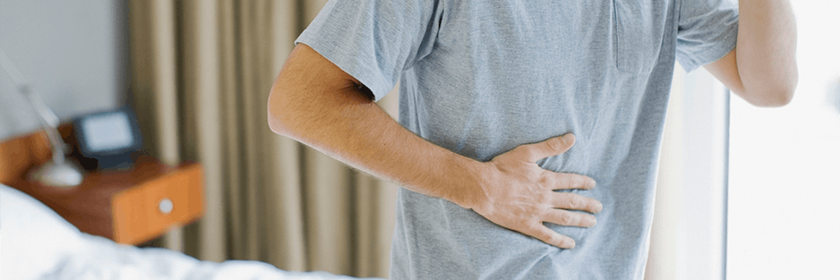 Man Holding Stomach Header Man Holding Stomach Header