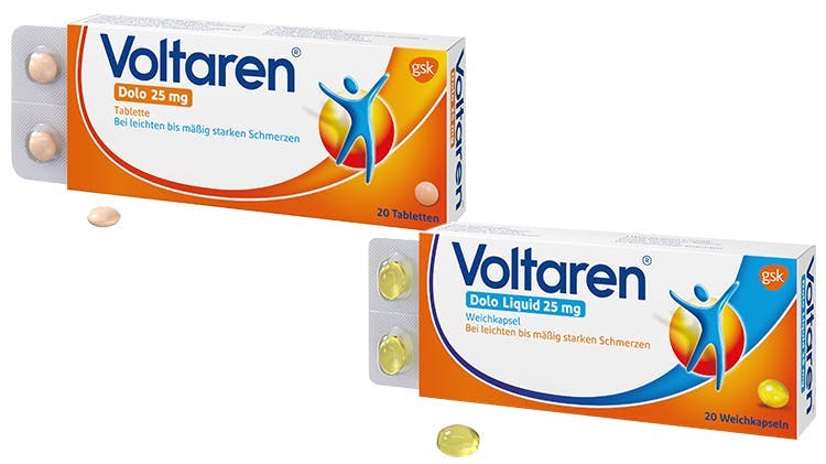Voltaren Dolo und Voltaren Dolo Liquid bei Rückenschmerzen