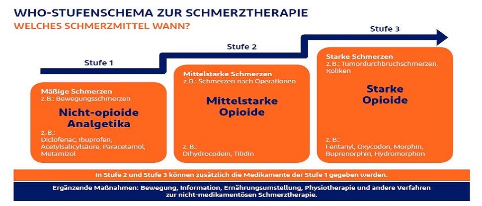 WHO-Stufenschema zur Schmerztherapie