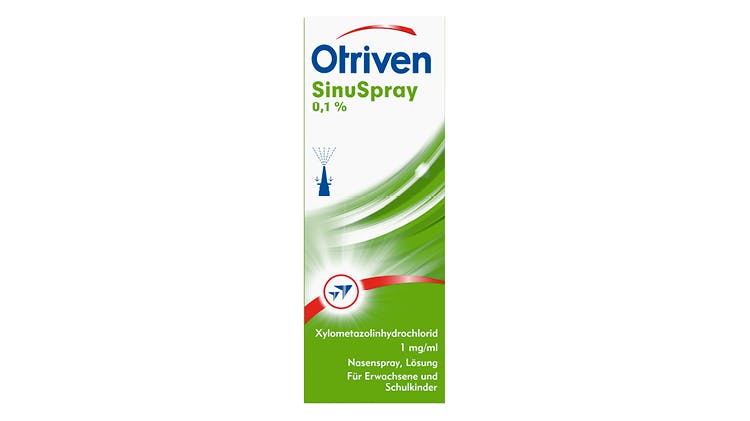 Otriven SinuSpray 0,1% Nasenspray Packshot
