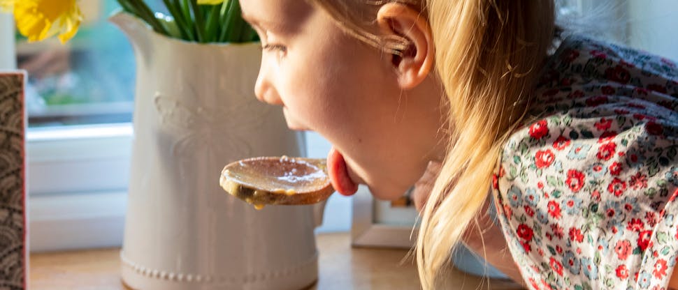 Image of children making cake