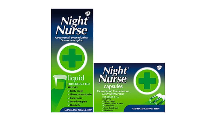 Night Nurse liquid & capsules pack-shots