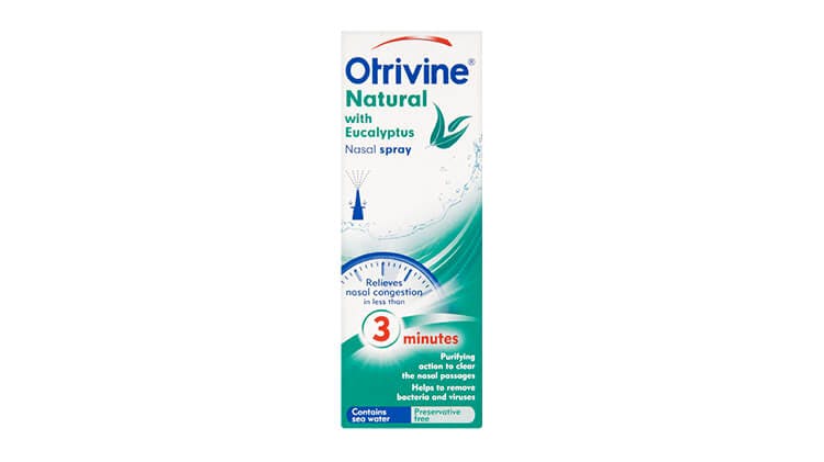 Otrivine Natural with eucalyptus
