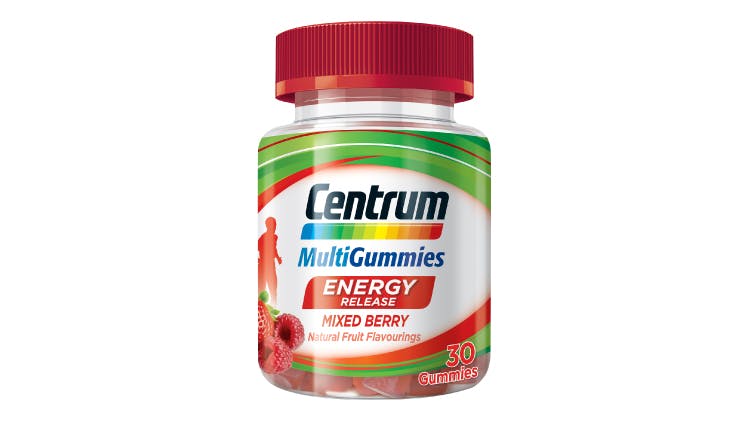 Centrum multivitamin range for energy release