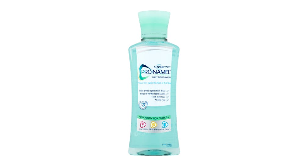 Sensodyne Pronamel Mouthwash shot