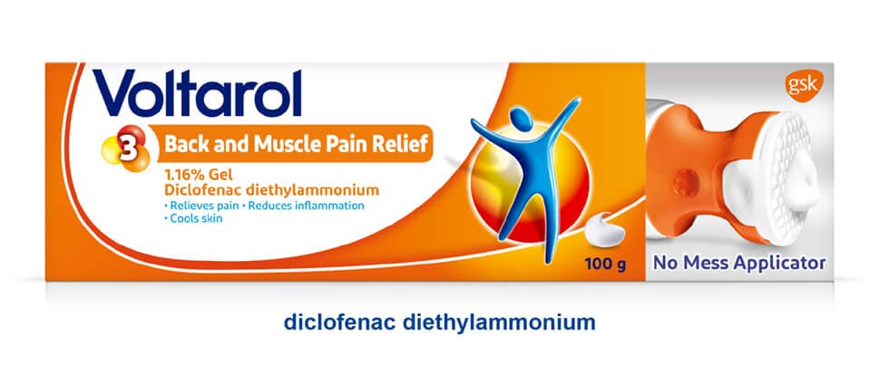 Voltarol Voltarol Back And Muscle Pain Relief 116 Gel