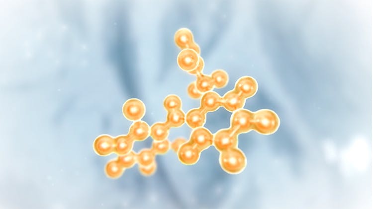 Diclofenac molecule Diclofenac molecule