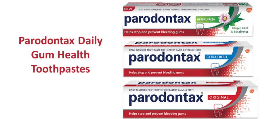 Parodontax Gum Health Toothpastes