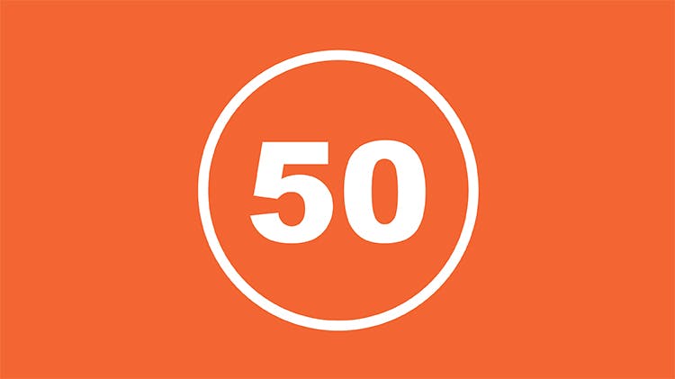 50-years icon