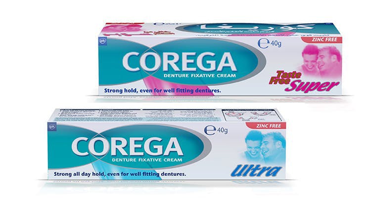 Corega fixative