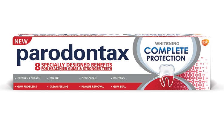 Parodontax toothpaste pack Parodontax toothpaste pack