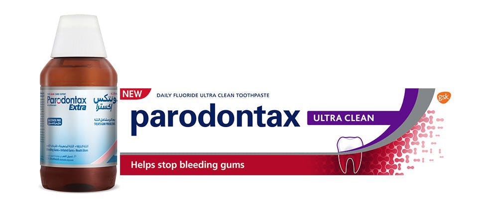 Parodontax Gum Health Toothpaste and Mouthwash
