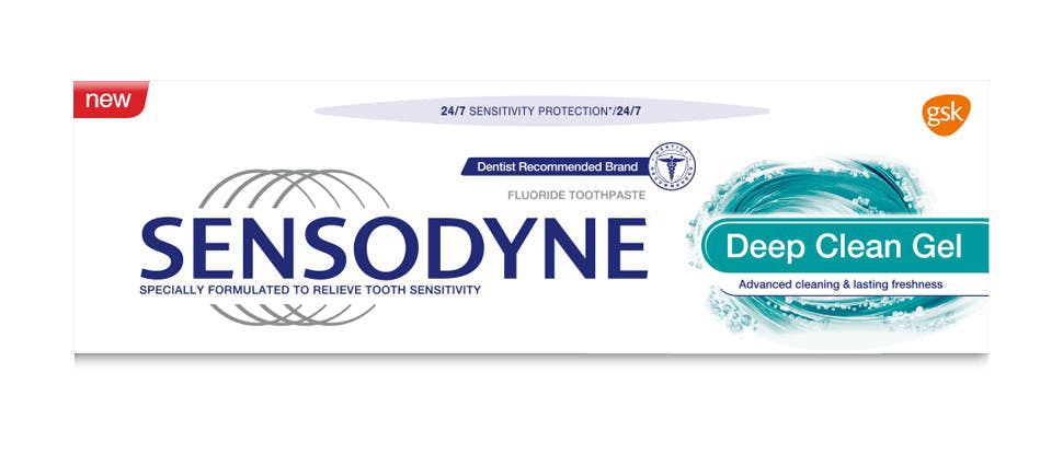 Sensodyne Deep Clean Gel packshot