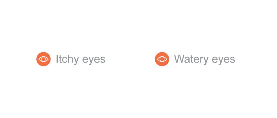 Ocular allergy symptoms
