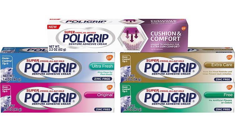 Poligrip adhesive image