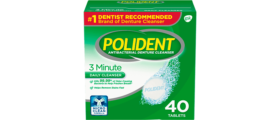 Polident 3-minute daily cleanser