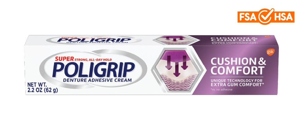 SM12415 GSK Portal Imagery - advil Poligrip Cushion & Comfort Denture Adhesive Cream