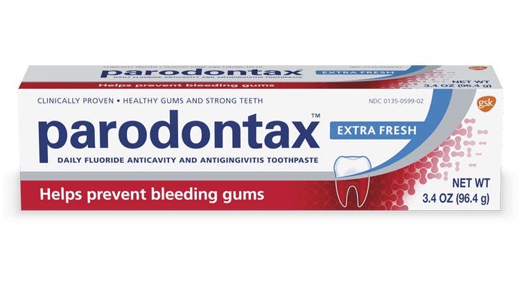 Parodontax stannous fluoride toothpaste