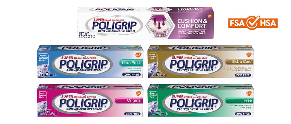 Poligrip adhesive