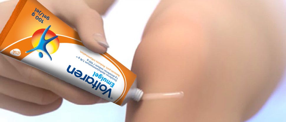 Applying Voltaren Emulgel