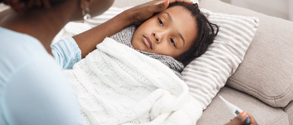 Child with fever