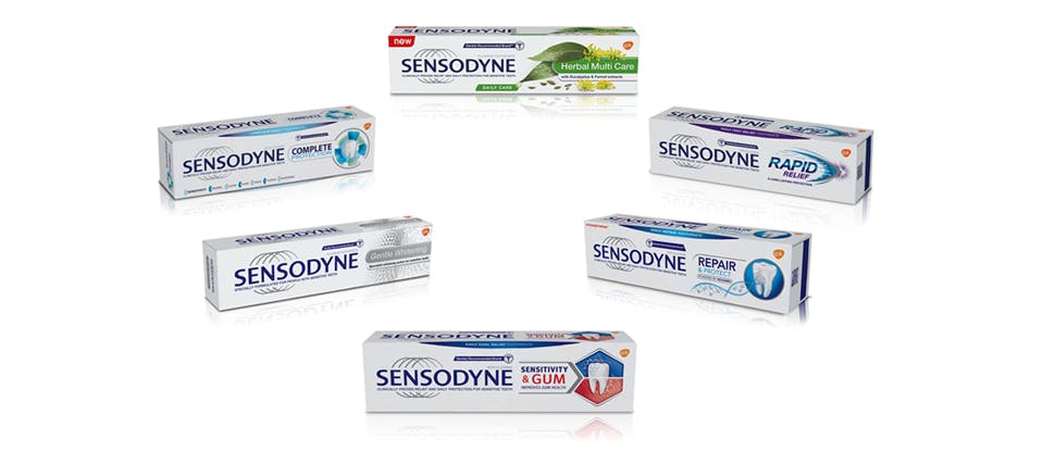 Sensodyne range
