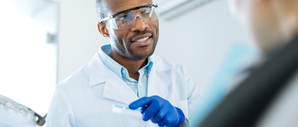 Dentista e paziente