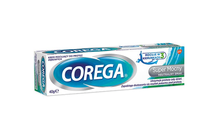 Obraz kremu mocującego Corega