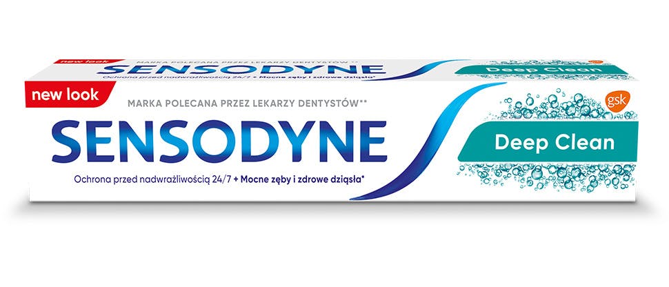 Zdjęcie opakowania Sensodyne Deep Clean