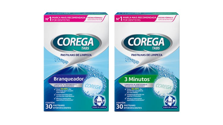 Limpadores Corega