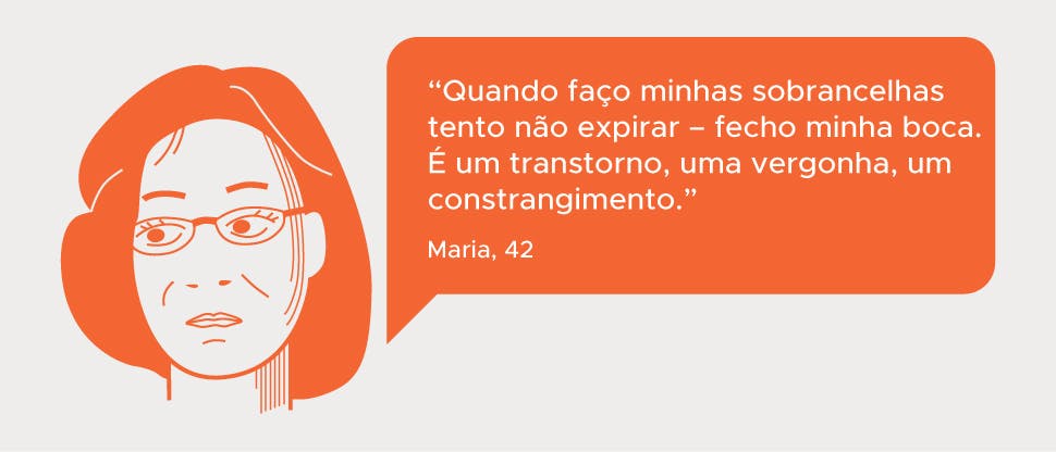 Maria tem halitose