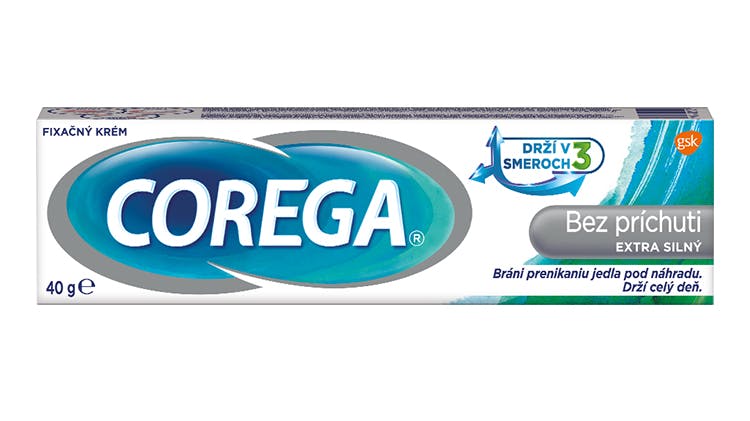 Fixačný krém Corega bez príchute