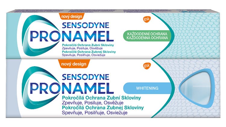 Zubné pasty Sensodyne Pronamel a Pronamel Junior