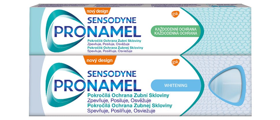 Produkty z rady Sensodyne Pronamel