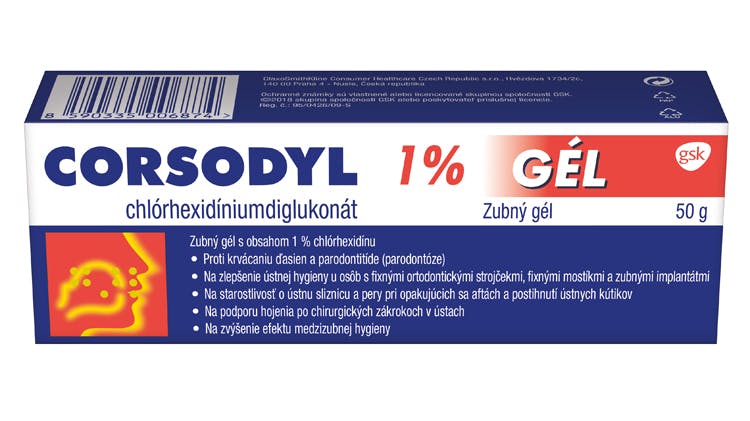 Corsodyl gél