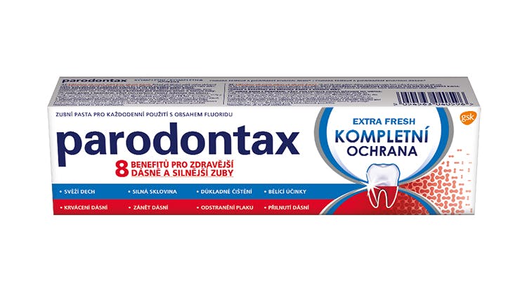 Zubné pasty parodontax na každodennú starostlivosť o zdravé ďasná
