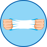 dehnendes Material Symbol dehnendes Material Symbol
