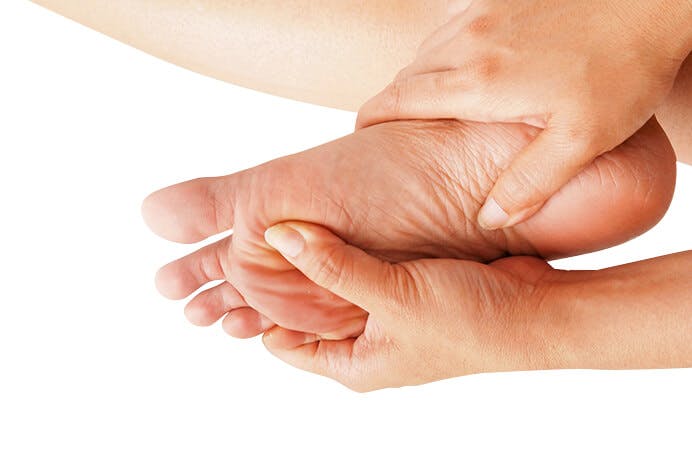 Rubbing Bottom of Foot