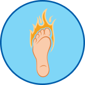 Itchy Feet May Go Unnoticed by People With Diabetes Itchy feet may go unnoticed by people with diabetes